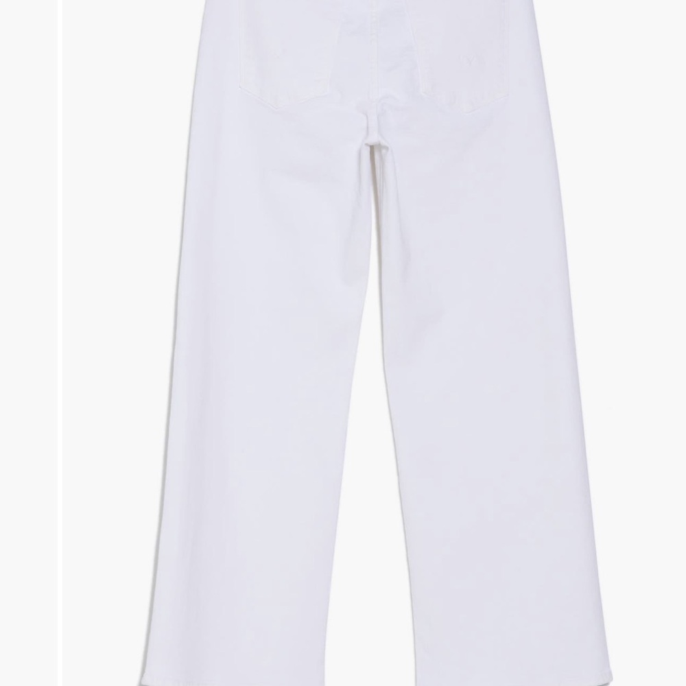 Hudson Rosalie White Wide Leg Jeans - Picture 3 of 6